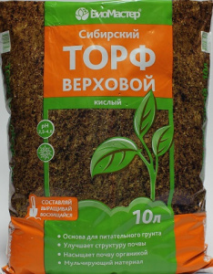 торф кисл 10л